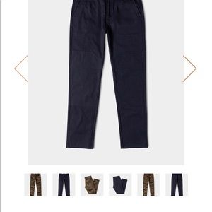 Poler Navy Blue Duck canvas pants - 34